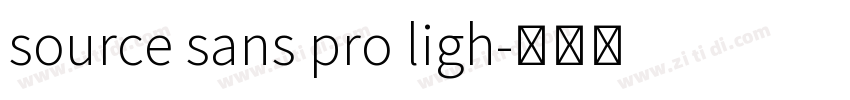 source sans pro ligh字体转换
